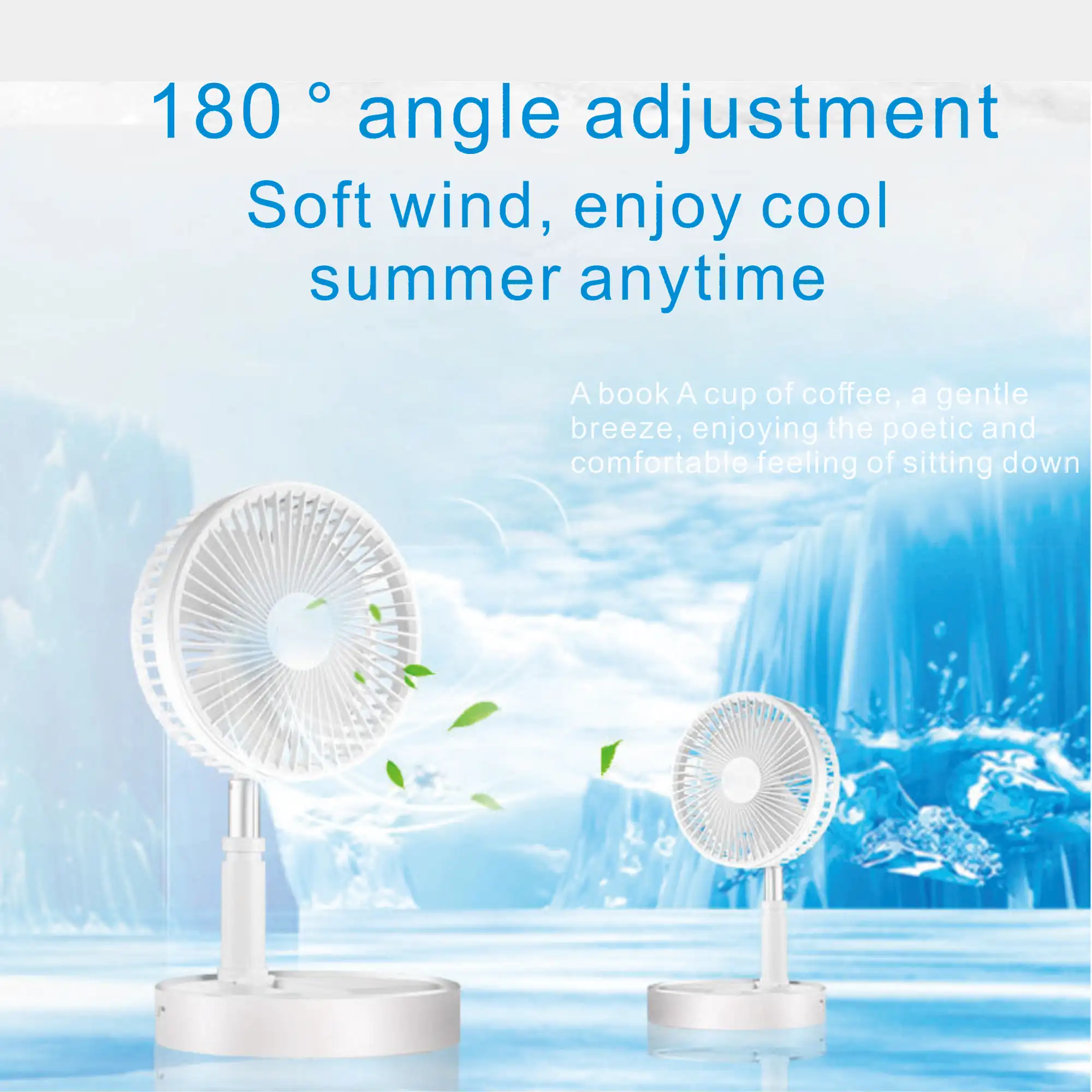 Portable Foldable Charging Fan 7200mAh Small Fan Remote Control Desktop Fan Vertical Base Fan Suitable for Indoor Camping Travel
Portable Foldable Charging Fan 7200mAh Small Fan Remote Control Desktop Fan Vertical Base Fan Suitable for Indoor Camping Travel