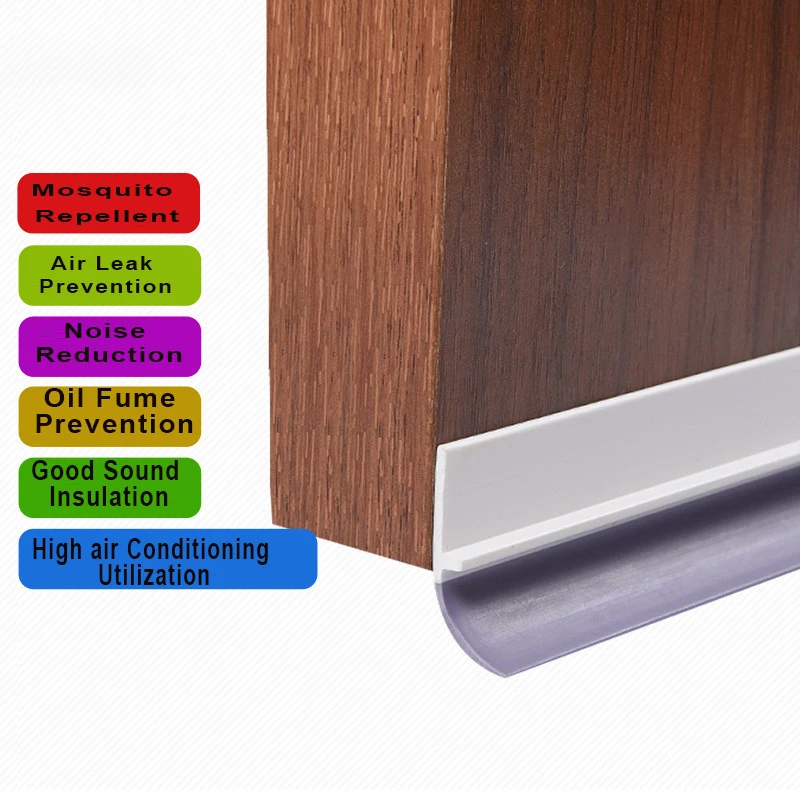 New PVC Door Seal Strip Flexible Soundproof Door Draft Stopper Anti Collision Self Adhesive Weatherstrip Door Windproof Dust
New PVC Door Seal Strip Flexible Soundproof Door Draft Stopper Anti Collision Self Adhesive Weatherstrip Door Windproof Dust