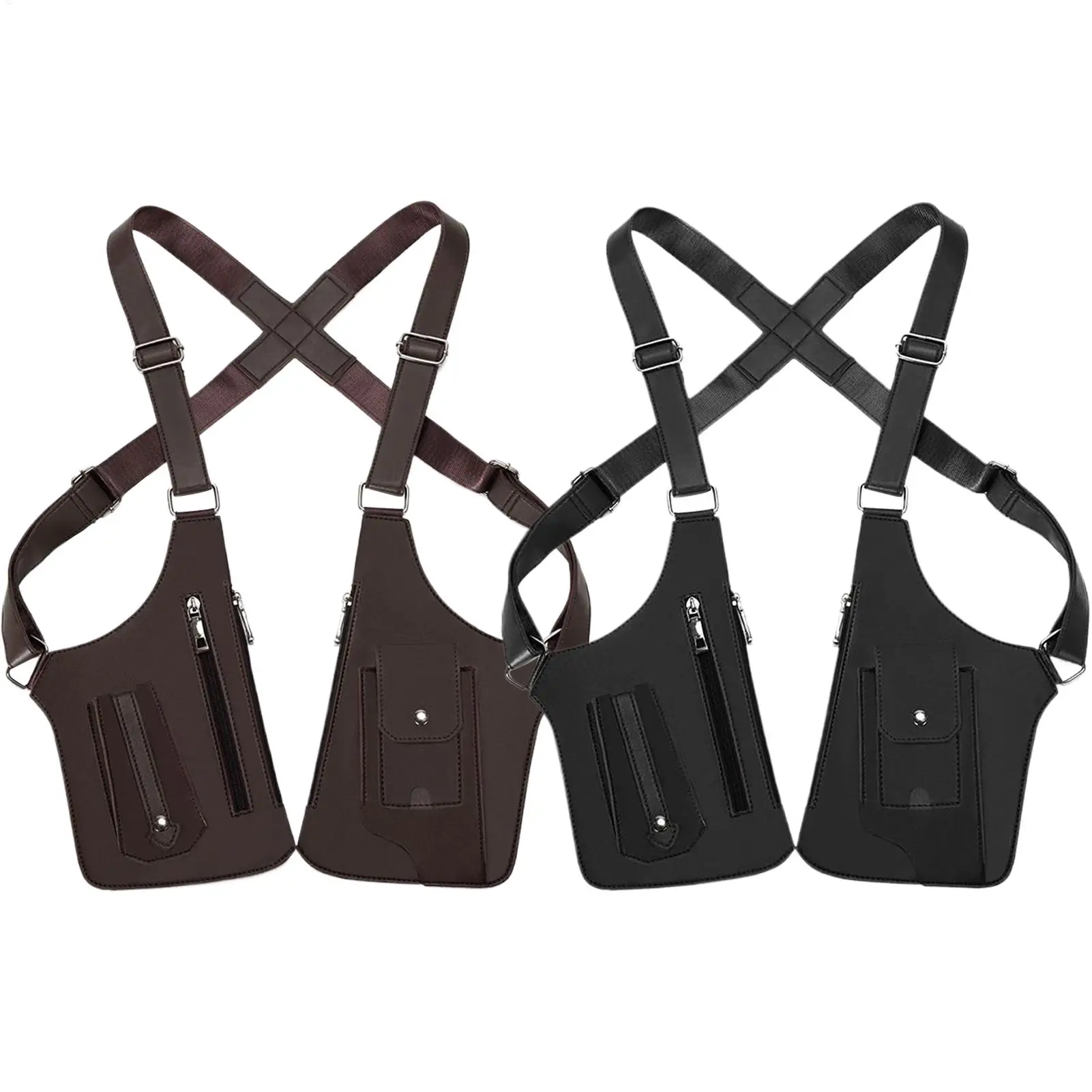 Multi-Purpose Vest Style Crossbody Bag Waterproof PU Double Shoulder Strap Multi-Pocket Outdoor Anti-Theft Camping Fishing Bag
Multi-Purpose Vest Style Crossbody Bag Waterproof PU Double Shoulder Strap Multi-Pocket Outdoor Anti-Theft Camping Fishing Bag