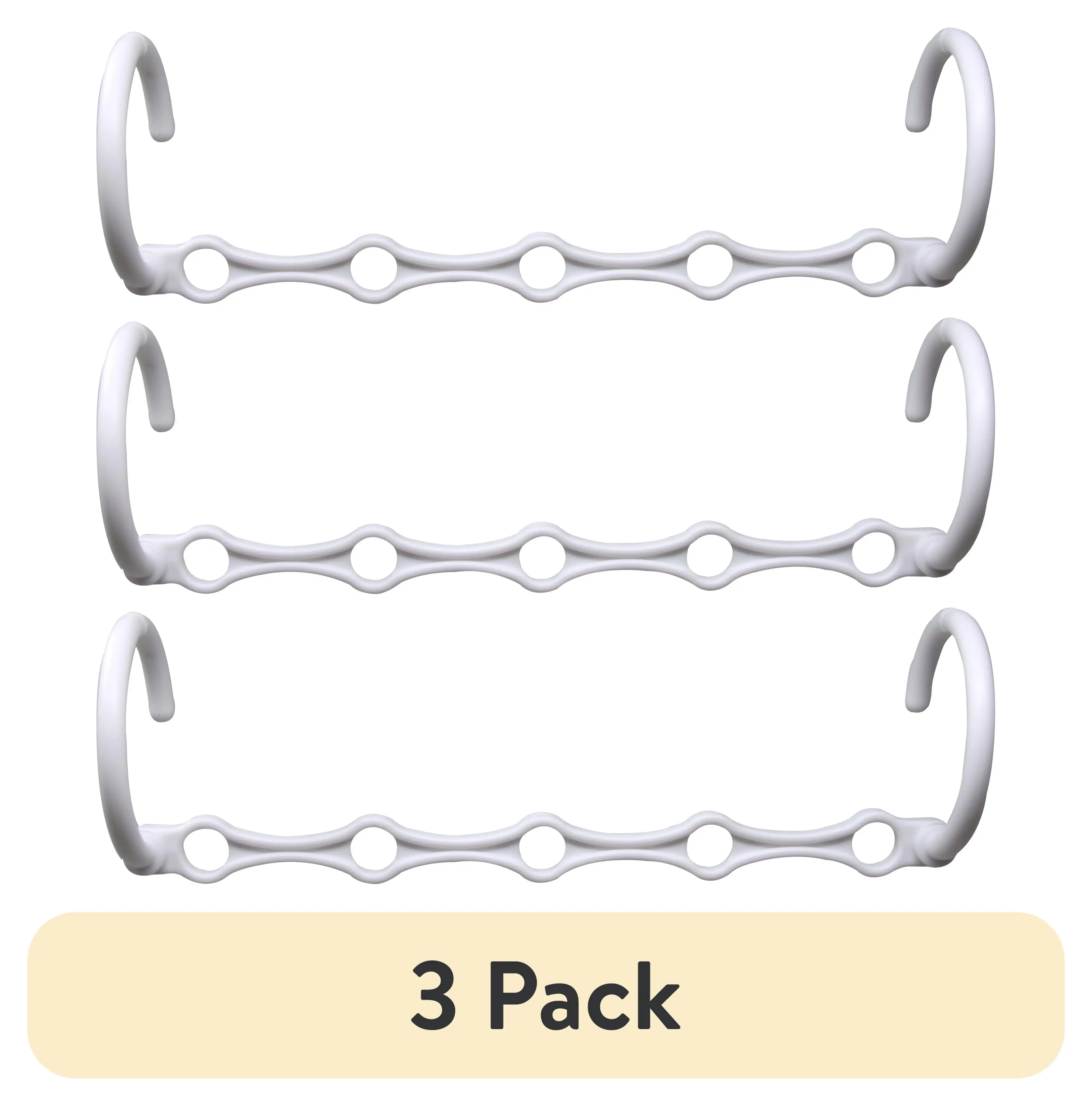(3 Pack) Plastic Space Saving Cascading Clothing Hanger, Any Age, 10 Pack, White
(3 Pack) Plastic Space Saving Cascading Clothing Hanger, Any Age, 10 Pack, White