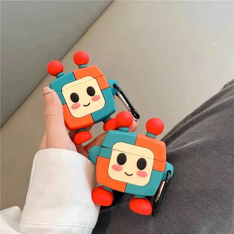 Lovely Cartoon Robot Pattern Protective Case Suitable For Apple Bluetooth Earphones Airpods1/2/3/Pro/Pro2 Earphone Accessories
Lovely Cartoon Robot Pattern Protective Case Suitable For Apple Bluetooth Earphones Airpods1/2/3/Pro/Pro2 Earphone Accessories