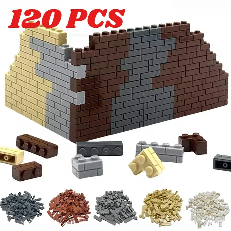 120 шт. настенные блоки MOC, толстые пластиковые кирпичи разных размеров, клетчатая настенная плитка, смешанная конструкция «сделай сам», совместимая с брендами
120 шт. настенные блоки MOC, толстые пластиковые кирпичи разных размеров, клетчатая настенная плитка, смешанная конструкция «сделай сам», совместимая с брендами