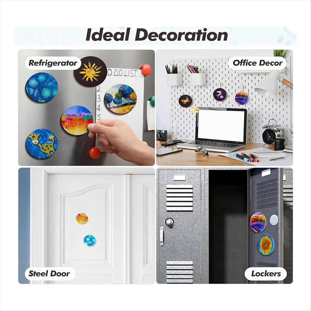 Busy- 50pcs Magnetic Painting Canvas Panels 3 Inch Small Canvas for Refrigerator Storage Cabinets Watercolor Acrylic Paint Art
Busy- 50pcs Magnetic Painting Canvas Panels 3 Inch Small Canvas for Refrigerator Storage Cabinets Watercolor Acrylic Paint Art