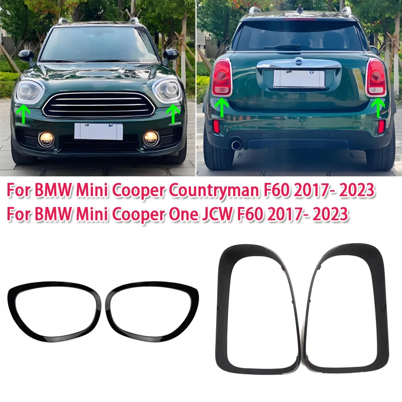 2PCS Car Headlight/Tail Light Ring Cover Trim for BMW Mini Cooper One JCW/Countryman F60 2017-2023
2PCS Car Headlight/Tail Light Ring Cover Trim for BMW Mini Cooper One JCW/Countryman F60 2017-2023