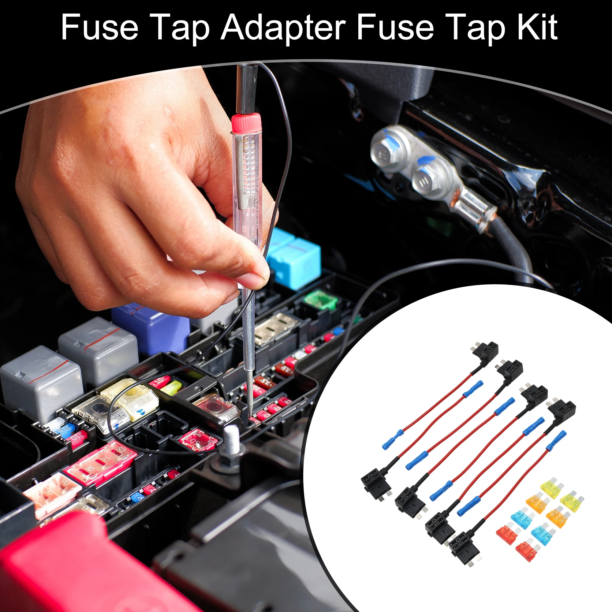 UXCELL адаптер для предохранителя среднего размера постоянного тока 32 В с предохранителем типа лезвия 8 5A + 10A + 15A + 20A
UXCELL адаптер для предохранителя среднего размера постоянного тока 32 В с предохранителем типа лезвия 8 5A + 10A + 15A + 20A