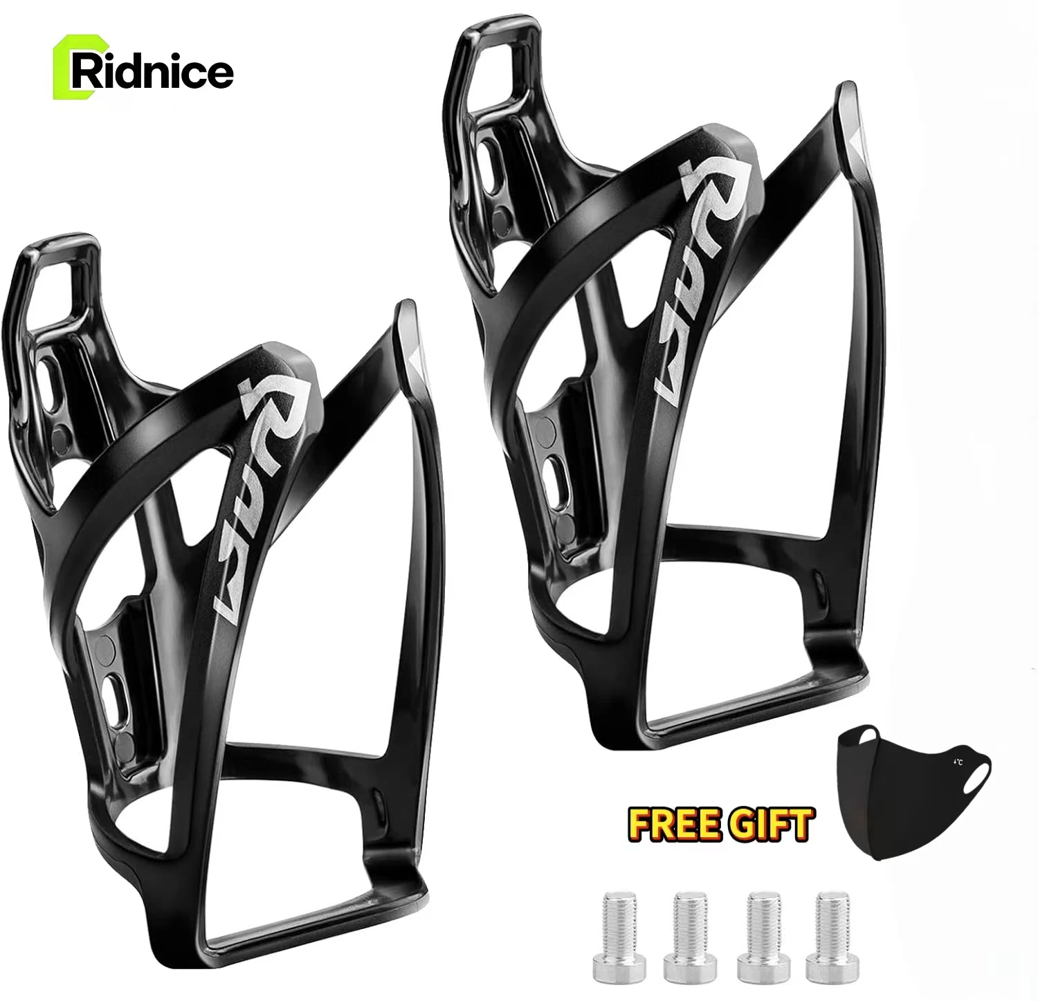 Ridnice Bike Water Bottle Cage 2 Pack Ultra-Light Bicycle Bottle Holder Universal Bike Cup Holder Rack Cycling, Road/Mountain
Ridnice Bike Water Bottle Cage 2 Pack Ultra-Light Bicycle Bottle Holder Universal Bike Cup Holder Rack Cycling, Road/Mountain