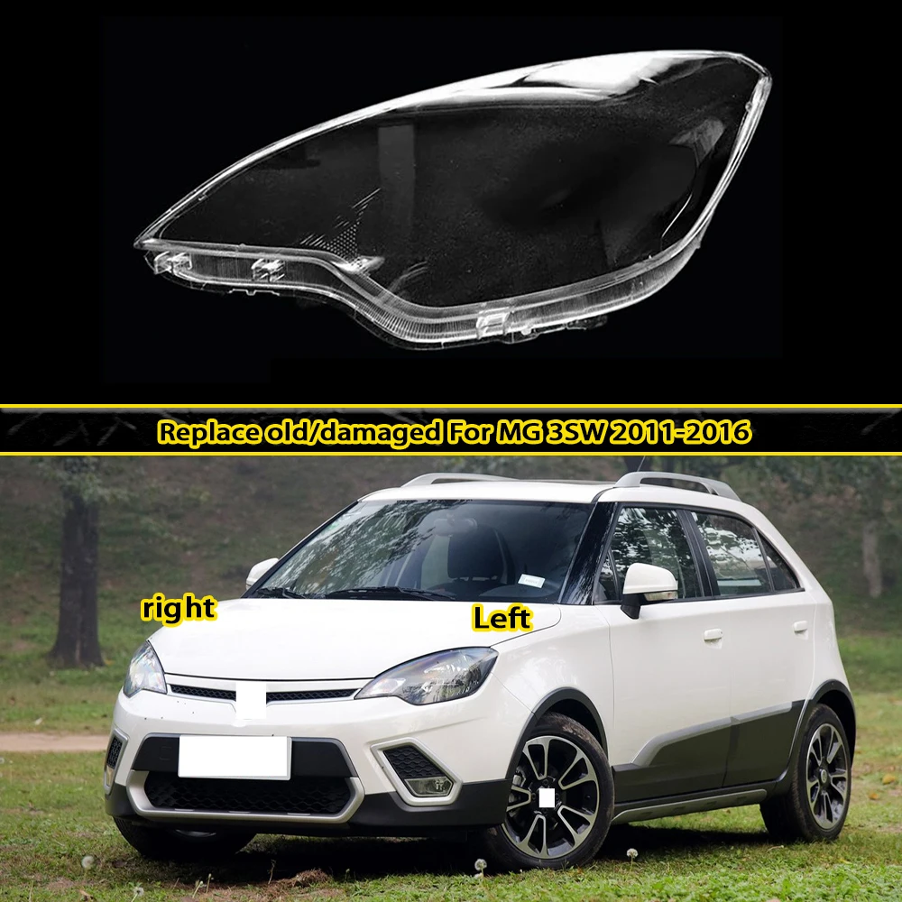 Headlamps Transparent Cover For MG MS3 SW 2011 2012 2013 2014 2015 2016 Headlight Shell Lampshade Lens Lamp Shade Plexiglass
Headlamps Transparent Cover For MG MS3 SW 2011 2012 2013 2014 2015 2016 Headlight Shell Lampshade Lens Lamp Shade Plexiglass