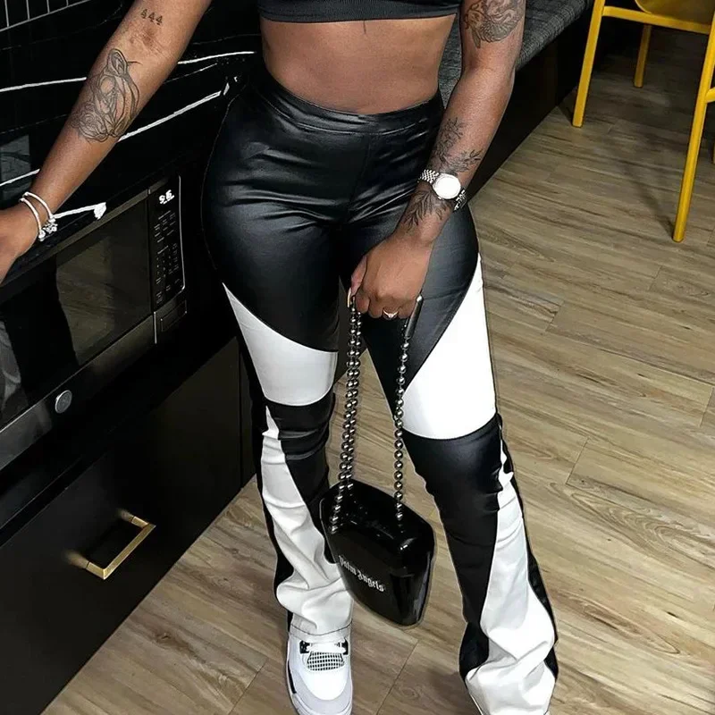 Color Patchwork Women Slim Flare Pants Elastic High Waist Y2K Tight Smoothy Skinny Fashion Boot Cub Trousers Streetwear Bottoms
Color Patchwork Women Slim Flare Pants Elastic High Waist Y2K Tight Smoothy Skinny Fashion Boot Cub Trousers Streetwear Bottoms