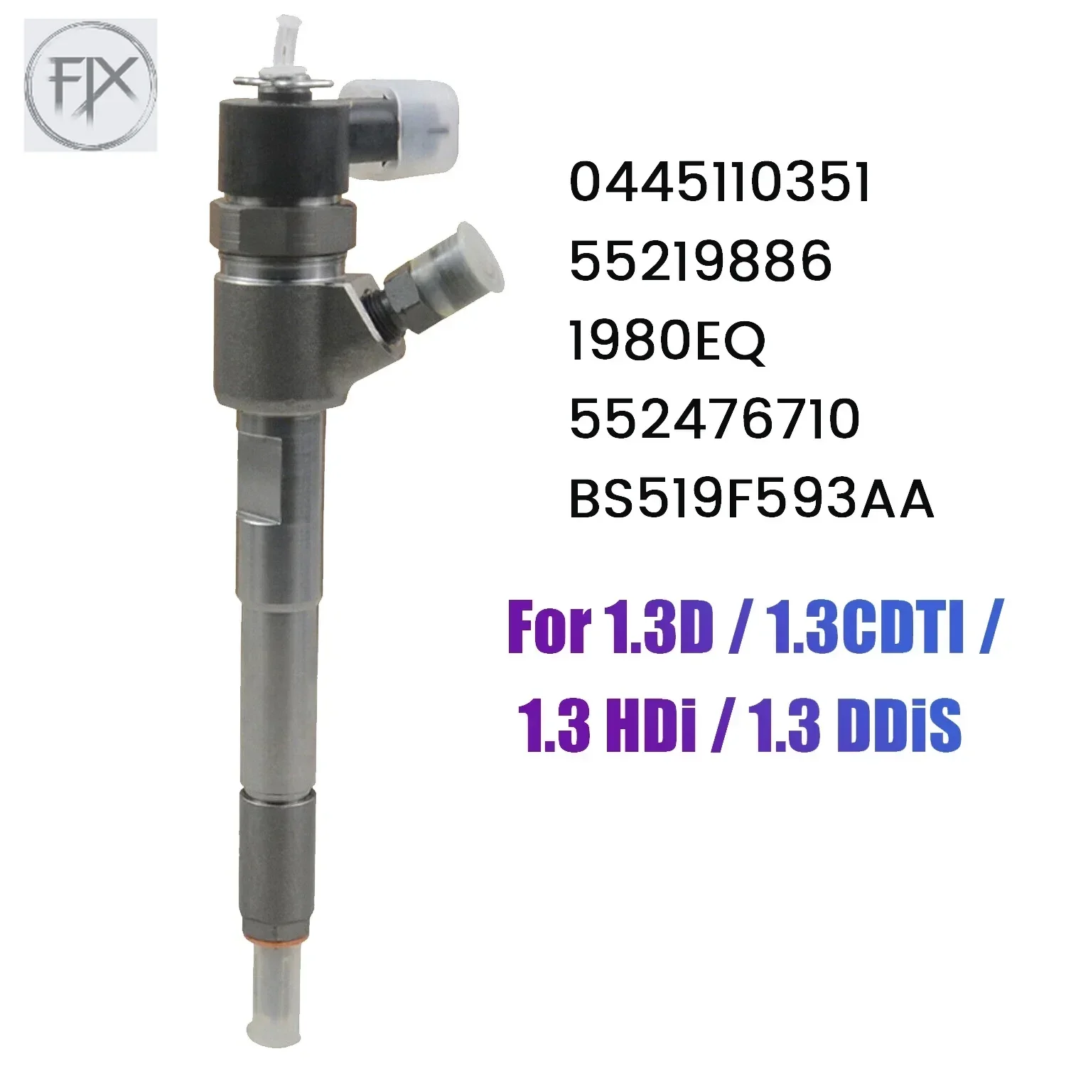 For Fiat 500 Panda Doblo Punto Ford Vauxhall Alfa Romeo 1.3D 1.3 TDCi 2010-2018 0445110351 0986435204 NEW Diesel Fuel Injector
For Fiat 500 Panda Doblo Punto Ford Vauxhall Alfa Romeo 1.3D 1.3 TDCi 2010-2018 0445110351 0986435204 NEW Diesel Fuel Injector
