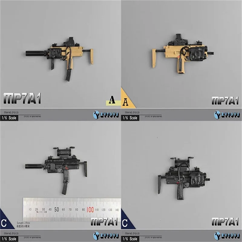 ZYTOYS ZY15-23 1/6 Scale Weapon MP7A1 Submachine Gun 10CM Plastics Model Toy Accessories Fit 12'' Action Figures In Stock
ZYTOYS ZY15-23 1/6 Scale Weapon MP7A1 Submachine Gun 10CM Plastics Model Toy Accessories Fit 12'' Action Figures In Stock