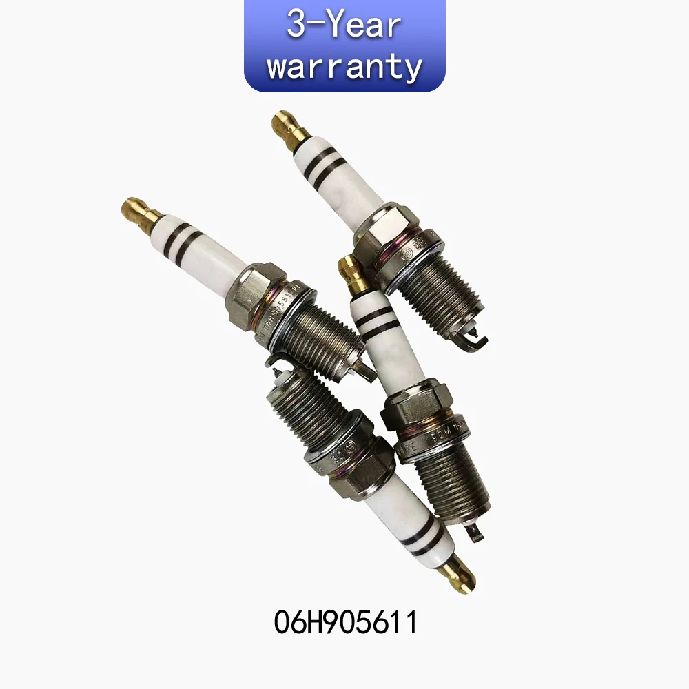 4Pcs Spark plug For VW Amarok Eos Golf Jetta/syncro Passat Scirocco Sharan Tiguan Campmob beetle 06H905611
4Pcs Spark plug For VW Amarok Eos Golf Jetta/syncro Passat Scirocco Sharan Tiguan Campmob beetle 06H905611