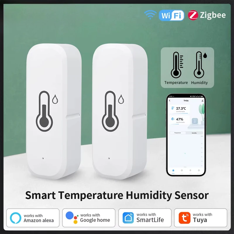 Tuya Zigbee 3,0 домашний гигрометр, датчик термометра для домашнего помощника, умный датчик температуры и влажности, удаленный монитор
Tuya Zigbee 3,0 домашний гигрометр, датчик термометра для домашнего помощника, умный датчик температуры и влажности, удаленный монитор