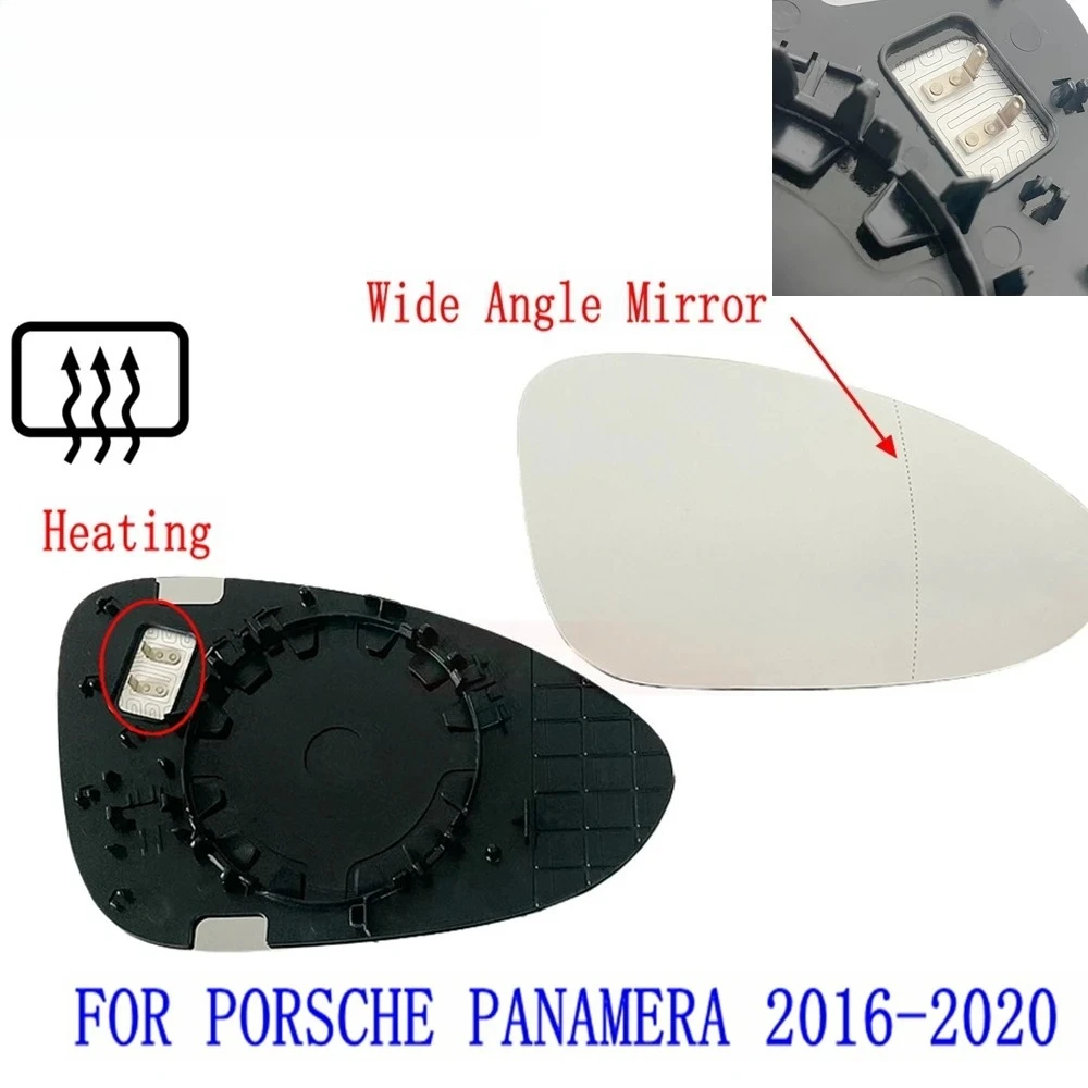 For PORSCHE PANAMERA 2016-2020 Auto Side Door Wide Angle Heated Car Mirror Glass 971857521A 971857521B 971857522A 971857522B
For PORSCHE PANAMERA 2016-2020 Auto Side Door Wide Angle Heated Car Mirror Glass 971857521A 971857521B 971857522A 971857522B