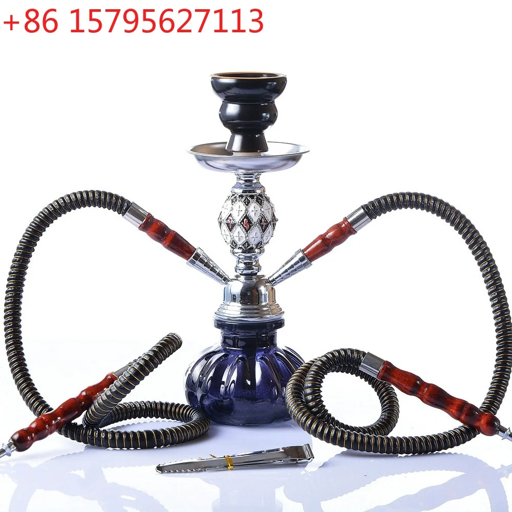Arabian shisha pipe set, double-tube diamond ball pipe, complete set of finished products
Arabian shisha pipe set, double-tube diamond ball pipe, complete set of finished products