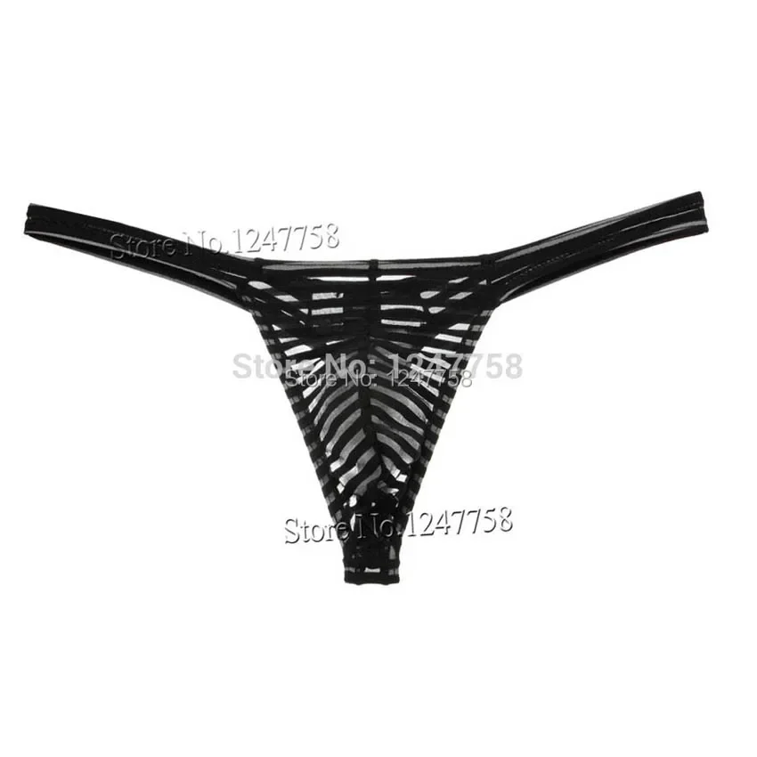 Update Men's Solid Mesh Striped Thong Spun Yarn Bikini Tanga Underwear Pouch T-Back Pants Mesh G-String
Update Men's Solid Mesh Striped Thong Spun Yarn Bikini Tanga Underwear Pouch T-Back Pants Mesh G-String