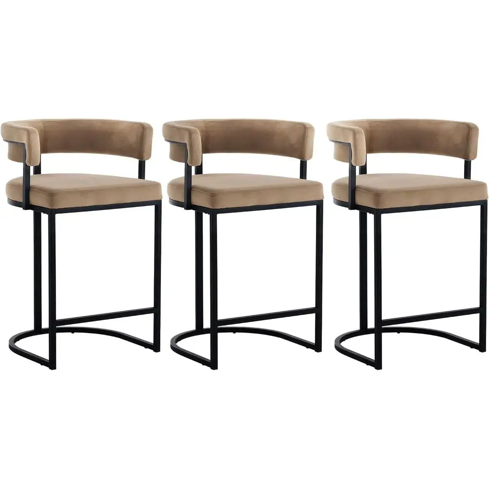 Набор из 3 барных стульев с бархатной обивкой, удобной спинкой и подлокотниками, 25.6, коричневый
Набор из 3 барных стульев с бархатной обивкой, удобной спинкой и подлокотниками, 25.6, коричневый