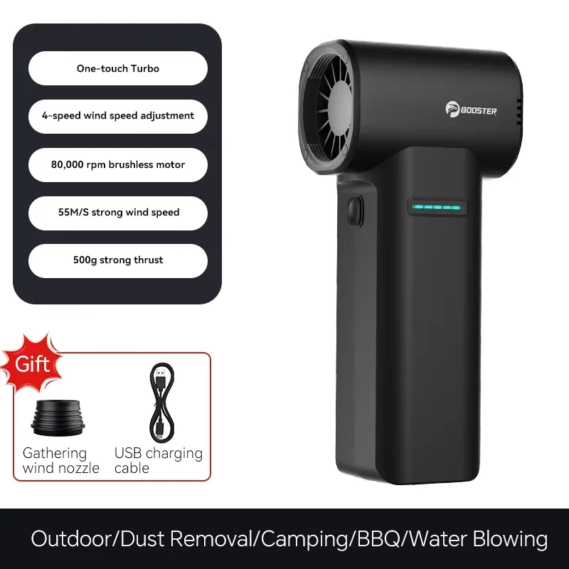 Booster TF40 Violent Turbo fan handheldPortable High Wind Speed Dust RemovalWater Removal Car Water blower snow Blowing
Booster TF40 Violent Turbo fan handheldPortable High Wind Speed Dust RemovalWater Removal Car Water blower snow Blowing