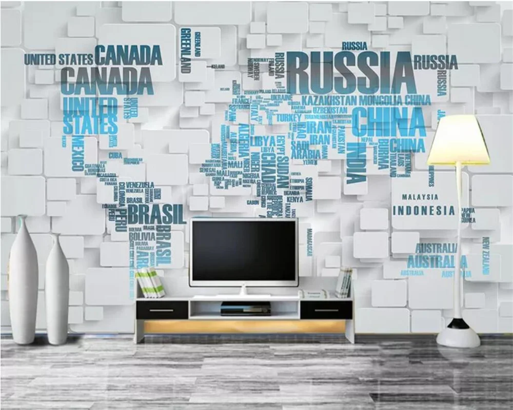 papel de parede Custom wallpaper 3d mural modern minimalist English letter map background wall living room bedroom 3d wallpaper
papel de parede Custom wallpaper 3d mural modern minimalist English letter map background wall living room bedroom 3d wallpaper