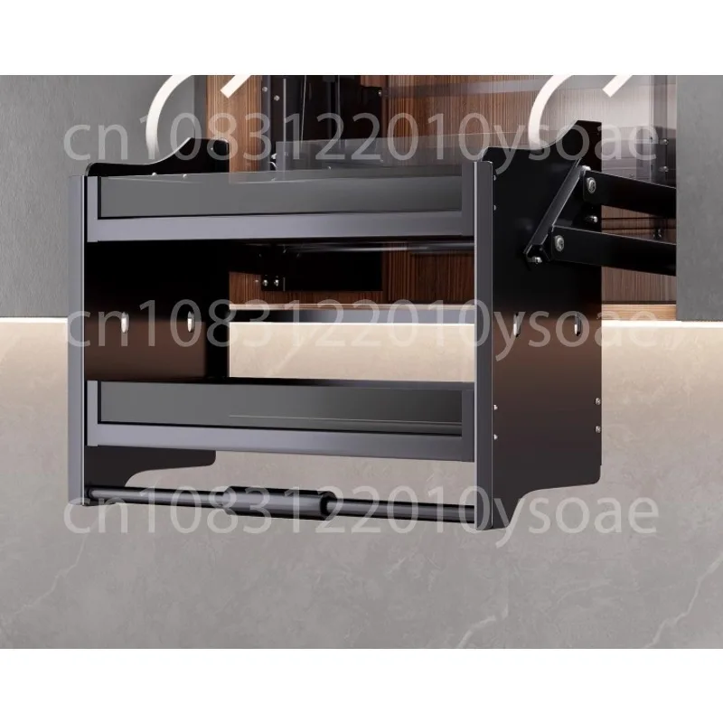 Kitchen Hanging Cabinet Lift Pull Basket Upperupper and Lower Buffer Drop-down Kitchenrack
Kitchen Hanging Cabinet Lift Pull Basket Upperupper and Lower Buffer Drop-down Kitchenrack
