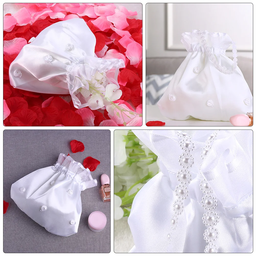 2pcs White Bridal Purse Wedding Candy Bags Drawstring Pocket Design Party Favor Pouches Gift Sacks Cloth
2pcs White Bridal Purse Wedding Candy Bags Drawstring Pocket Design Party Favor Pouches Gift Sacks Cloth
