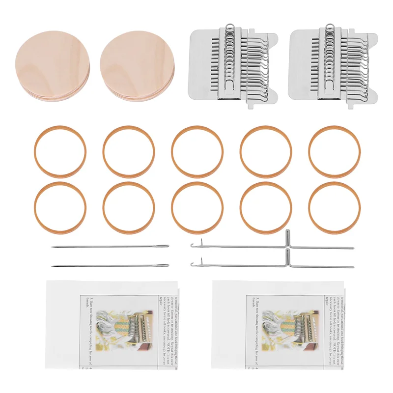A95I-2 Sets Small Loom Speedweve Type Weave Tool DIY Wooden Speedweve Darning Tool Mini Fun Mending Loom (14 Hooks)
A95I-2 Sets Small Loom Speedweve Type Weave Tool DIY Wooden Speedweve Darning Tool Mini Fun Mending Loom (14 Hooks)