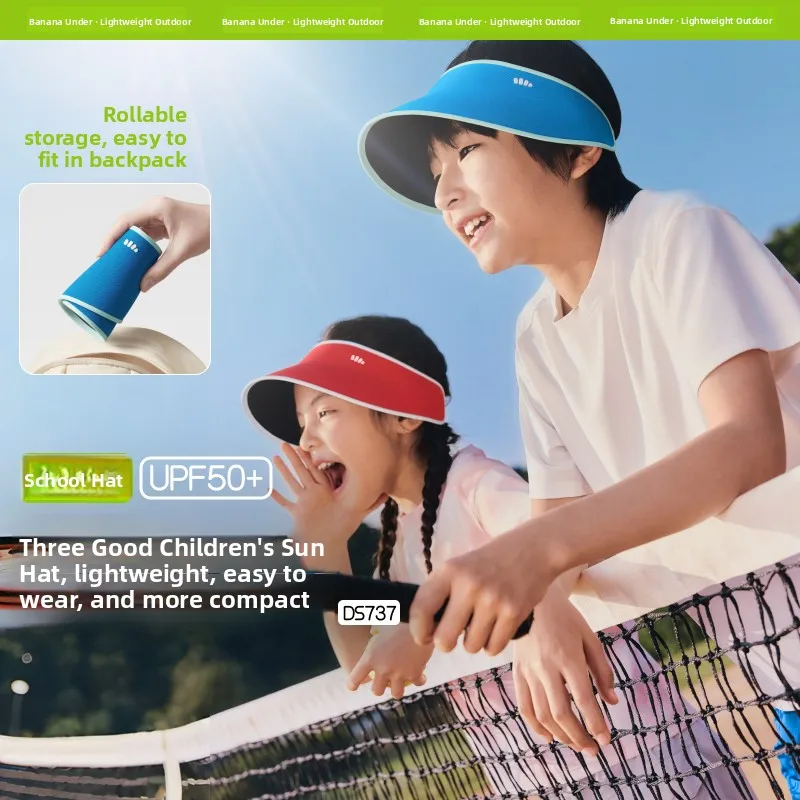 Banana Leaf DS737 Children's Empty Top Hat Sun Protection Light Sporty Cartoon Pattern Nylon Wide Brim Hat for Boys And Girls
Banana Leaf DS737 Children's Empty Top Hat Sun Protection Light Sporty Cartoon Pattern Nylon Wide Brim Hat for Boys And Girls