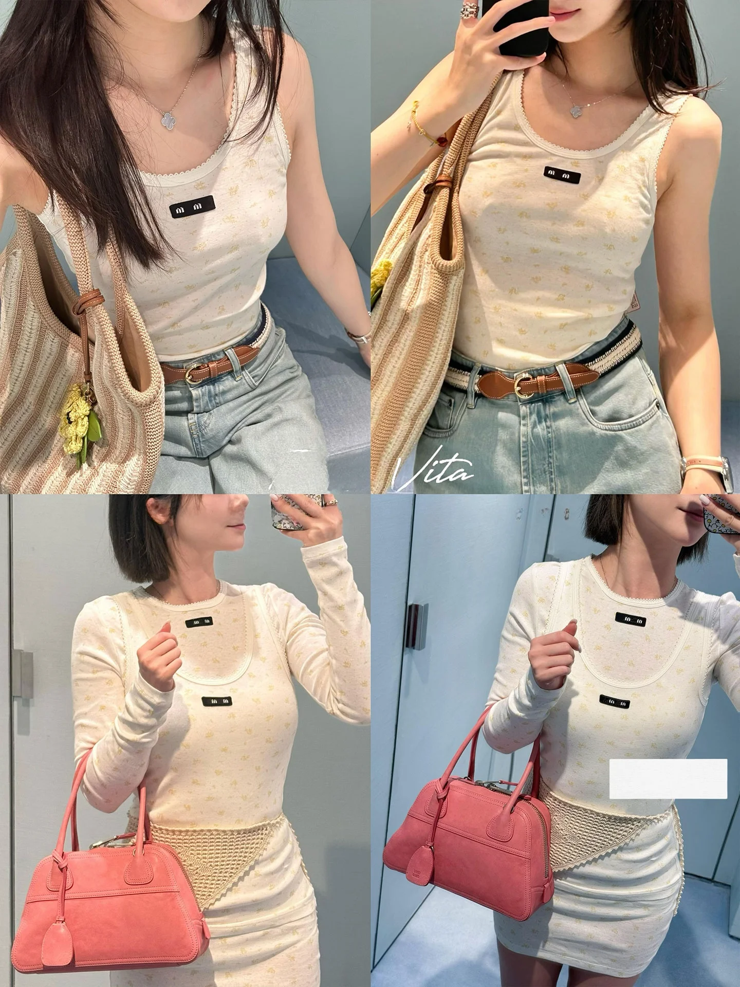 Twelve Vita Sweet Girl Lace Trimmed Floral Print Vest T-Shirt Dress Women's Fashion Spring Summer Cotton Long Sleeve round Neck
Twelve Vita Sweet Girl Lace Trimmed Floral Print Vest T-Shirt Dress Women's Fashion Spring Summer Cotton Long Sleeve round Neck