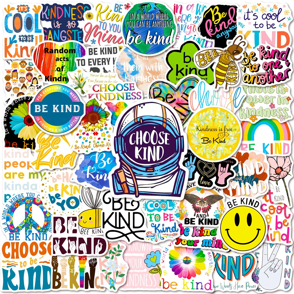 10/30/50pcs Cartoon Be Kind Motivational Stickers Cute Inspirational Decals DIY Scrapbook Laptop Phone Fridge Stationery Sticker
10/30/50pcs Cartoon Be Kind Motivational Stickers Cute Inspirational Decals DIY Scrapbook Laptop Phone Fridge Stationery Sticker
