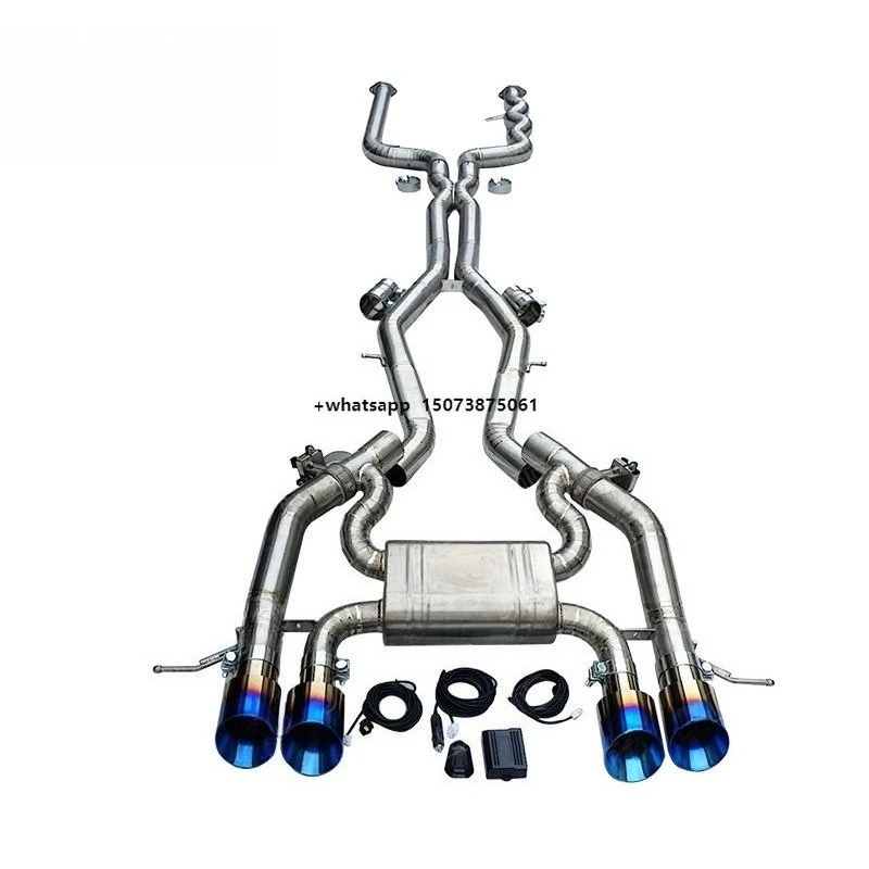 For G80 M3 3.0T Valved Catback Exhaust System Titanium Dual Midpipe with Remote Control Sport Sound Exhaust
For G80 M3 3.0T Valved Catback Exhaust System Titanium Dual Midpipe with Remote Control Sport Sound Exhaust