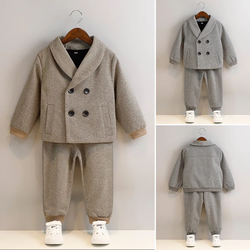 Children's Casual Suit Set Spring Autumn Korean Baby Flower Boys Party First Birthday Costume Kids Jacket Pants 2pcs Clothes
Children's Casual Suit Set Spring Autumn Korean Baby Flower Boys Party First Birthday Costume Kids Jacket Pants 2pcs Clothes