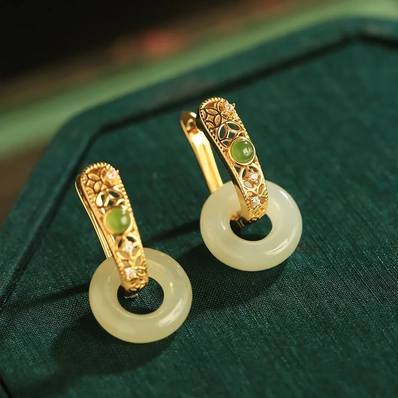 Серьги женские в китайском классическом стиле, позолоченные, с полым нефритом, винтажные и простые аксессуары
Серьги женские в китайском классическом стиле, позолоченные, с полым нефритом, винтажные и простые аксессуары