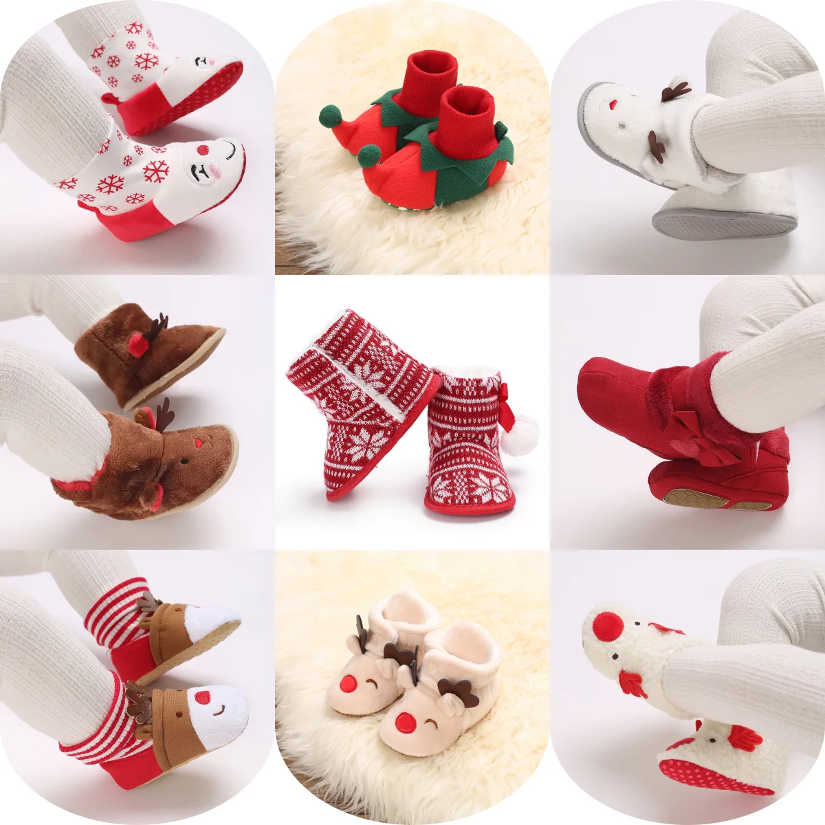Christmas Warm Soft Shoes Baby Toddler First Walkers Winter Baby Boys Girls Shoes Xmas Cosplay Cute Cartoon Kids Animal Shoes
Christmas Warm Soft Shoes Baby Toddler First Walkers Winter Baby Boys Girls Shoes Xmas Cosplay Cute Cartoon Kids Animal Shoes