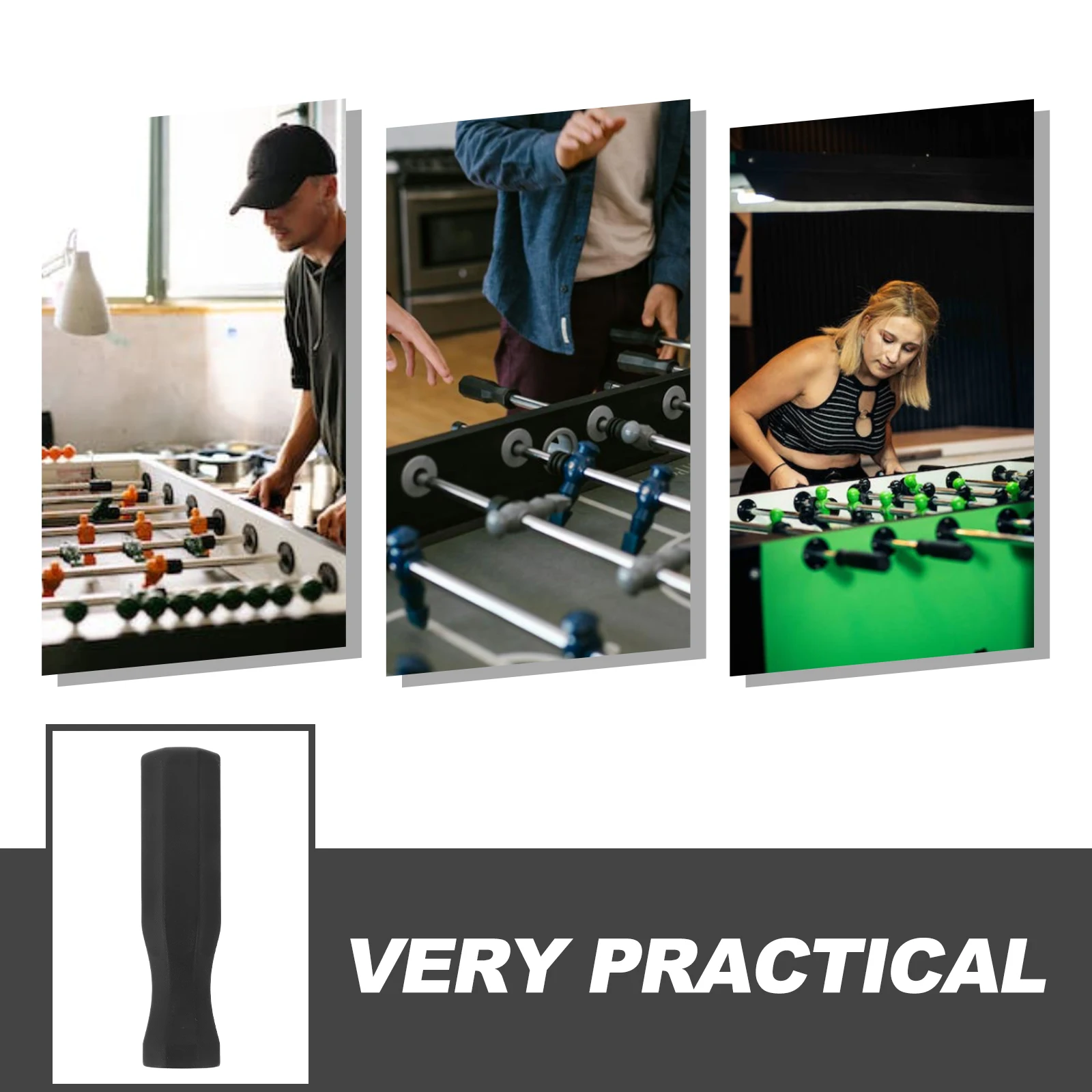 8pcs Pvc Foosball Handles Non-Slip Ergonomic Replacement Grips For Table Soccer Compact Durable Accessories Household Use
8pcs Pvc Foosball Handles Non-Slip Ergonomic Replacement Grips For Table Soccer Compact Durable Accessories Household Use