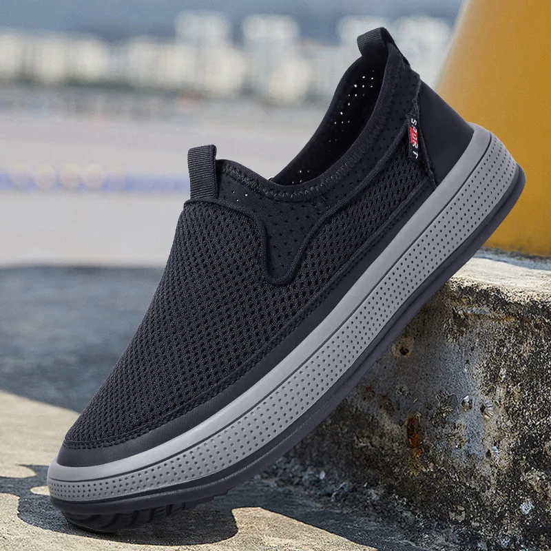 Men's Mesh Breathable 2025 Summer New Cross-border Wholesale Solid Color Versatile Soft Sole Lightweight Casual Shoes for Men
Men's Mesh Breathable 2025 Summer New Cross-border Wholesale Solid Color Versatile Soft Sole Lightweight Casual Shoes for Men