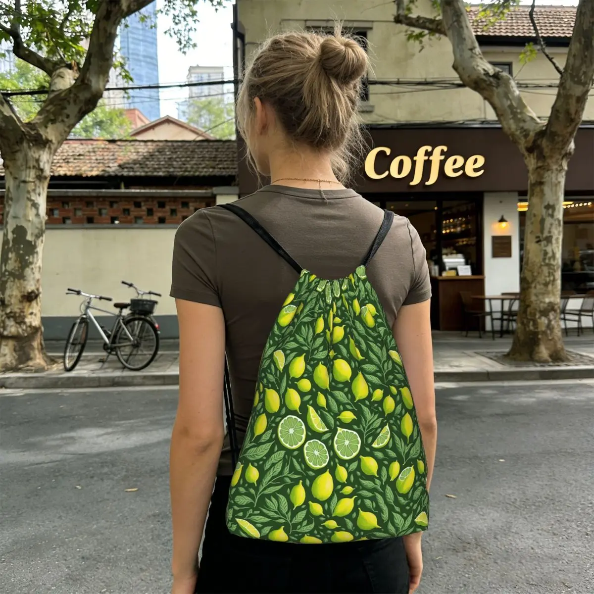 Green Lemon Pattern Backpacks Multi-function Drawstring Bundle Pocket Sports Bag Book Bags for Man Woman Students
Green Lemon Pattern Backpacks Multi-function Drawstring Bundle Pocket Sports Bag Book Bags for Man Woman Students