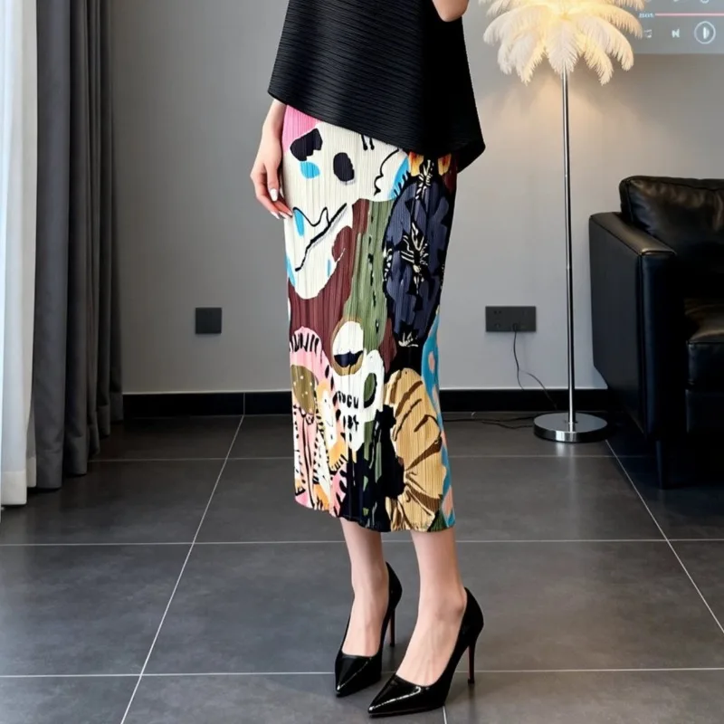 Miyake Pleated Printed Skirt Plisse Women Pleats Jupe Loose Plus Size 2026 Summer New Fashionable and Elegant Printed Fold Skirt
Miyake Pleated Printed Skirt Plisse Women Pleats Jupe Loose Plus Size 2026 Summer New Fashionable and Elegant Printed Fold Skirt