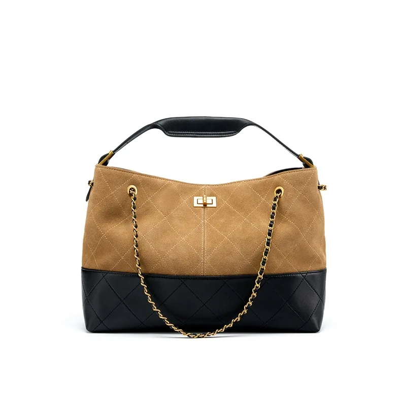 New suede handbag, small fragrant chain bag, light luxury leather large capacity commuter shoulder bag for women
New suede handbag, small fragrant chain bag, light luxury leather large capacity commuter shoulder bag for women
