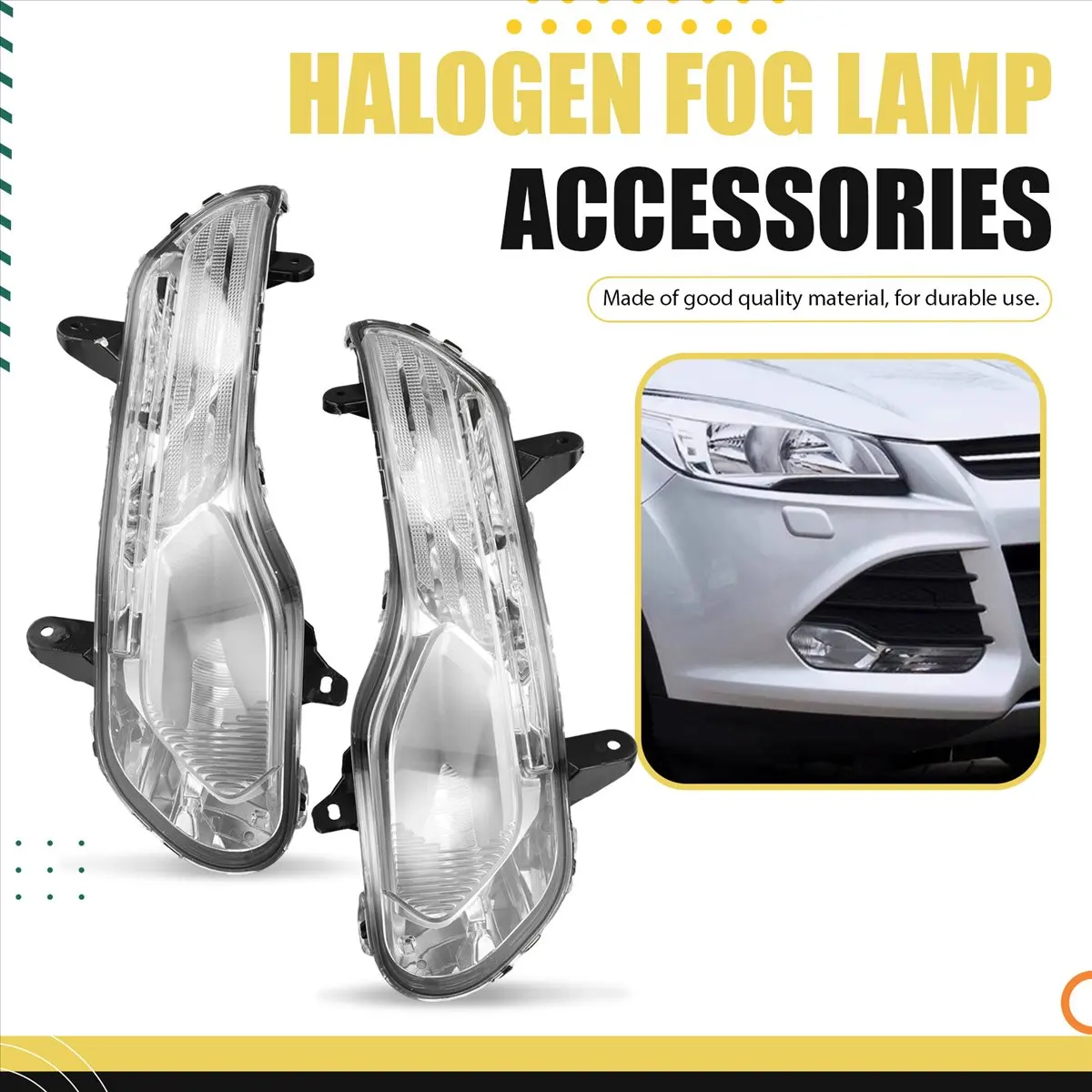 #54N Automotive Parts & Accessories,Fog Light Headlight for Ford Front Bumper Fog Light Halogen (Transparent)
#54N Automotive Parts & Accessories,Fog Light Headlight for Ford Front Bumper Fog Light Halogen (Transparent)