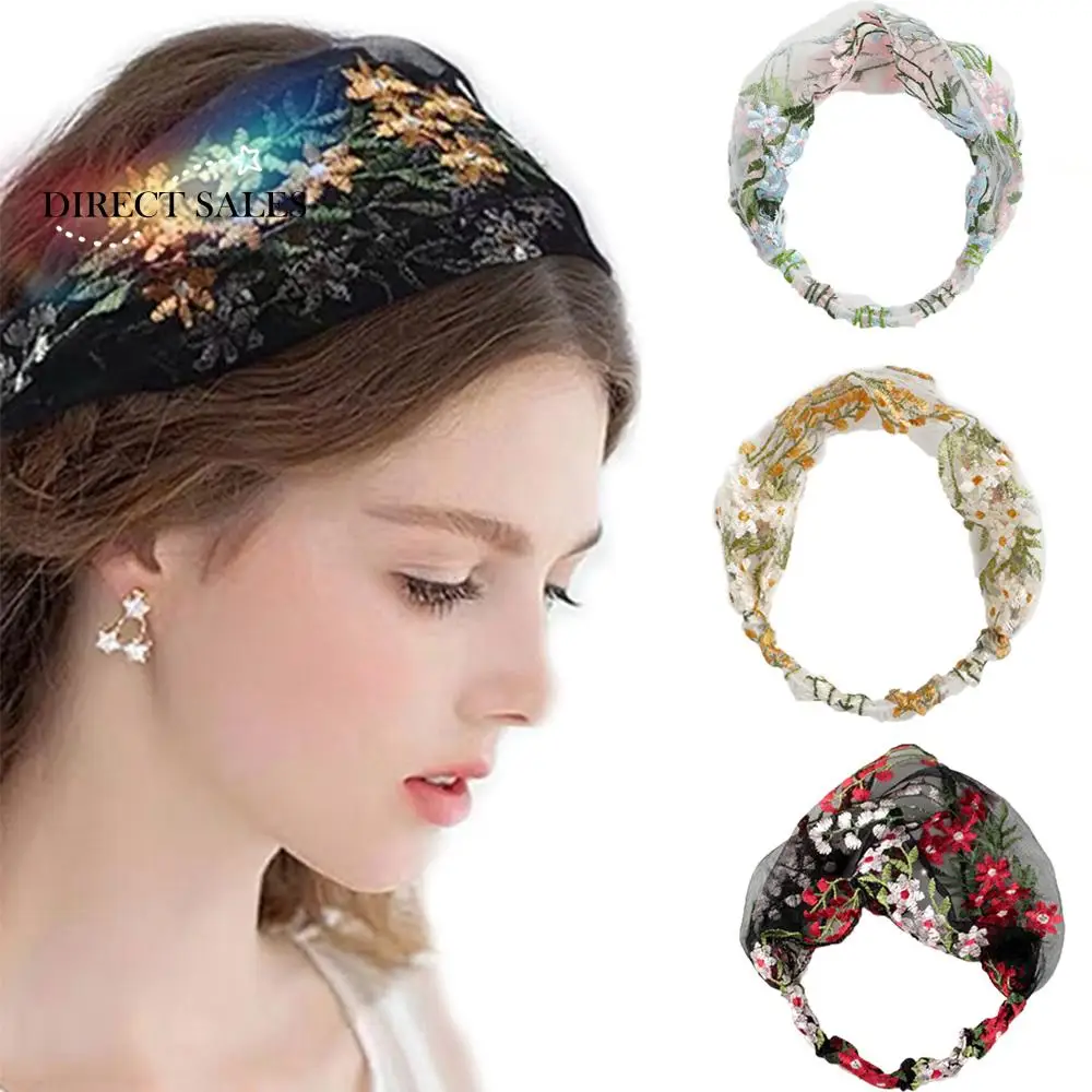 Retro Women Lace Face Wash Floral Korean Turban Headband Hair Band Headdress Hair Accessories
Retro Women Lace Face Wash Floral Korean Turban Headband Hair Band Headdress Hair Accessories