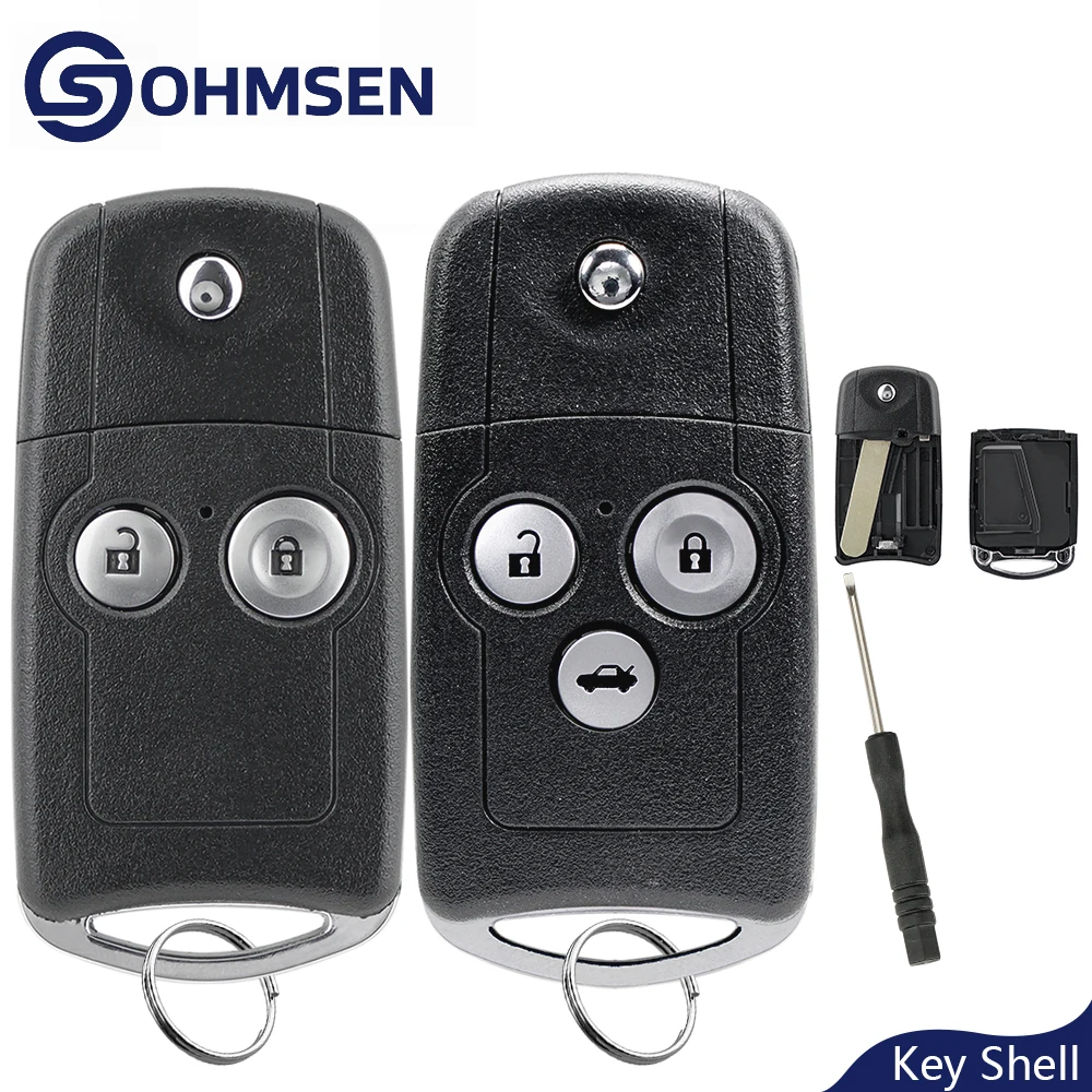 Корпус выкидного ключа-брелока OHMSEN для Honda с 2/3 кнопками, для Acura Civic Accord Jazz CRV HRV
Корпус выкидного ключа-брелока OHMSEN для Honda с 2/3 кнопками, для Acura Civic Accord Jazz CRV HRV
