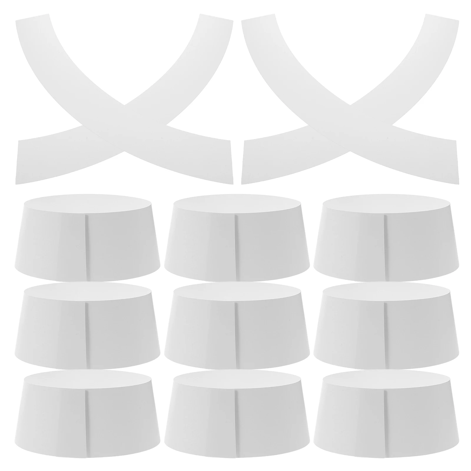 20pcs Hat Support Cap Formers Paperboard Shaper Inserts for Crown Shape Restoration Wrinkle Prevention Material
20pcs Hat Support Cap Formers Paperboard Shaper Inserts for Crown Shape Restoration Wrinkle Prevention Material