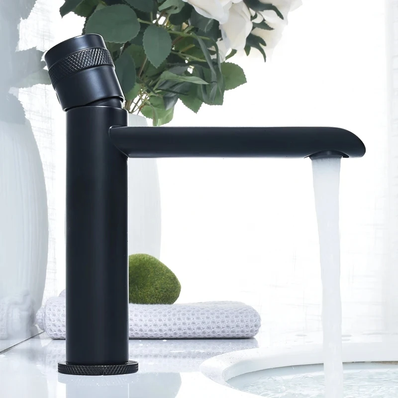 Bathroom Faucet Black Single Handle Cold And Hot Switch Water Mixer Taps Wash Basin Bathroom Deck Mounted Basin Faucet
Bathroom Faucet Black Single Handle Cold And Hot Switch Water Mixer Taps Wash Basin Bathroom Deck Mounted Basin Faucet