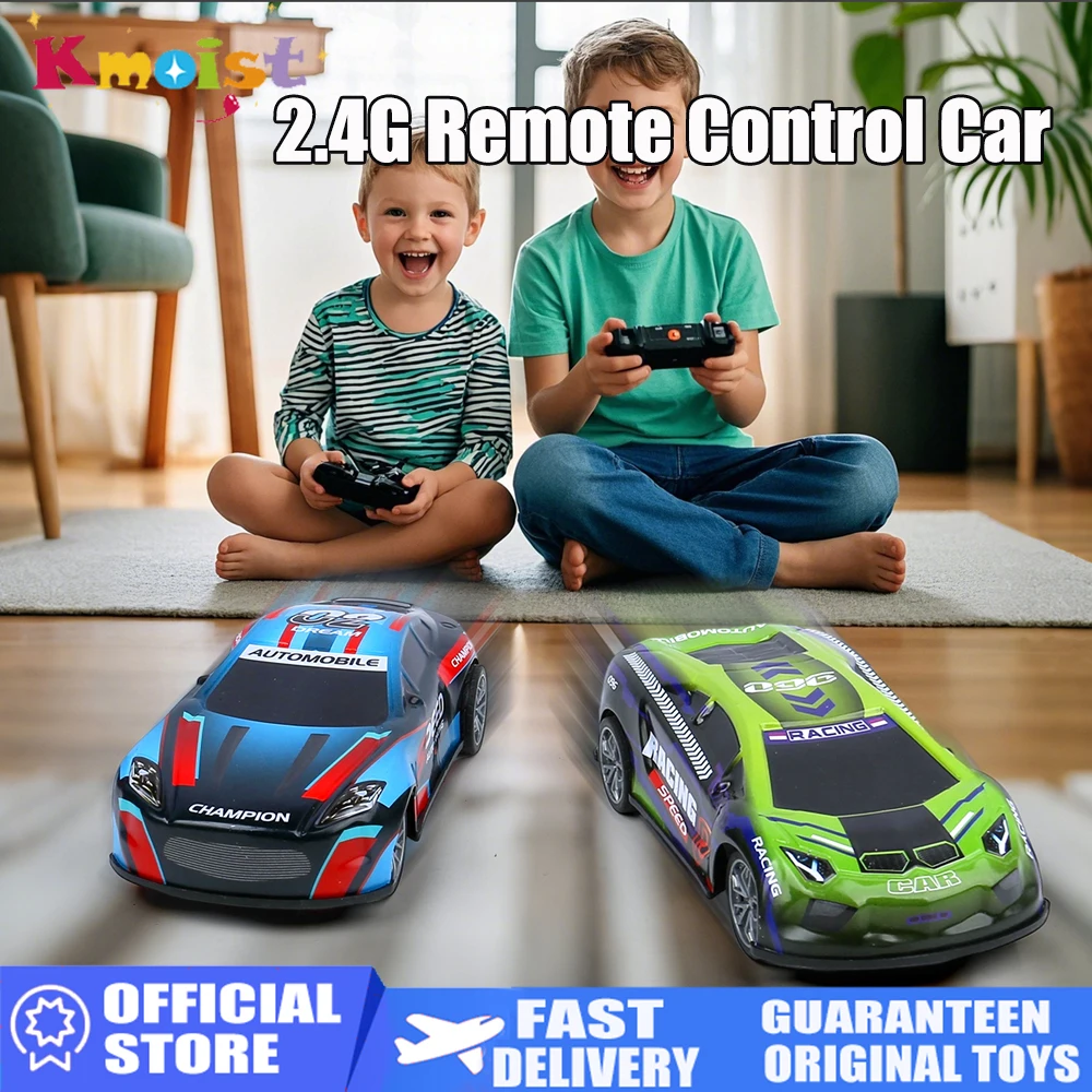 4CH RC Car High-Speed 2.4G Remote Control Drift Racing Car Toy with Iron Shell Vehicle Model Toys for Boys Kids Birthday Gifts
4CH RC Car High-Speed 2.4G Remote Control Drift Racing Car Toy with Iron Shell Vehicle Model Toys for Boys Kids Birthday Gifts