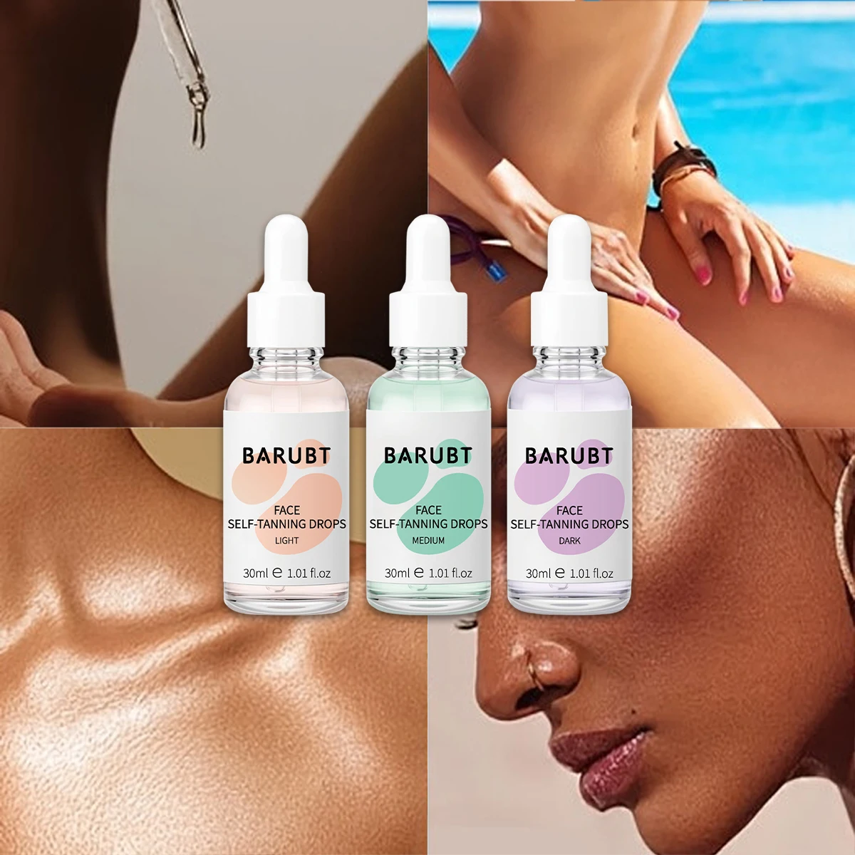 BARUBT sun free tanning essence oil, tanning essential oil, outdoor seaside sunbathing aid
BARUBT sun free tanning essence oil, tanning essential oil, outdoor seaside sunbathing aid