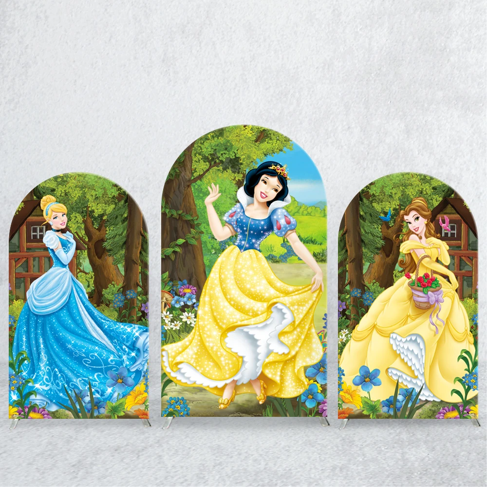 TB Disney Princess Arch Backdrop Cover Spandex Fabric Chiara Cinderella Fairy Tale Girl Birthday Party Background Decoration
TB Disney Princess Arch Backdrop Cover Spandex Fabric Chiara Cinderella Fairy Tale Girl Birthday Party Background Decoration