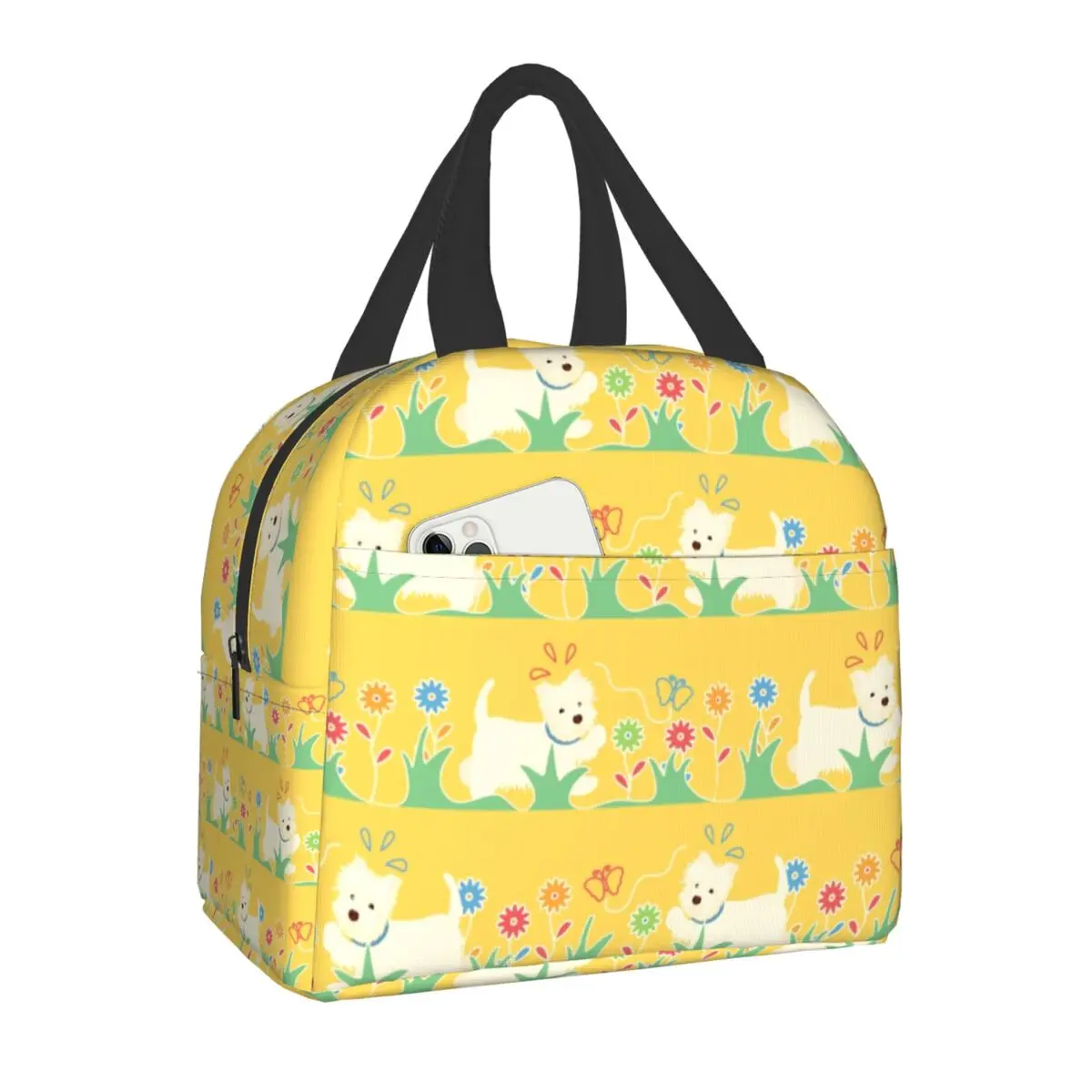 West Highland Terrier Insulated Lunch Bags for School Office Westie Dog Portable Cooler Thermal Bento Box Women Kids Picnic Bag
West Highland Terrier Insulated Lunch Bags for School Office Westie Dog Portable Cooler Thermal Bento Box Women Kids Picnic Bag