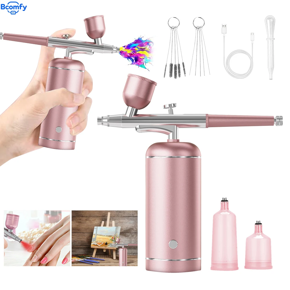 Portable Airbrush with Compressor Airbrush Nail Rechargeable Wireless Airbrush Compressor for Nails Art Painting Craft Cake
Portable Airbrush with Compressor Airbrush Nail Rechargeable Wireless Airbrush Compressor for Nails Art Painting Craft Cake