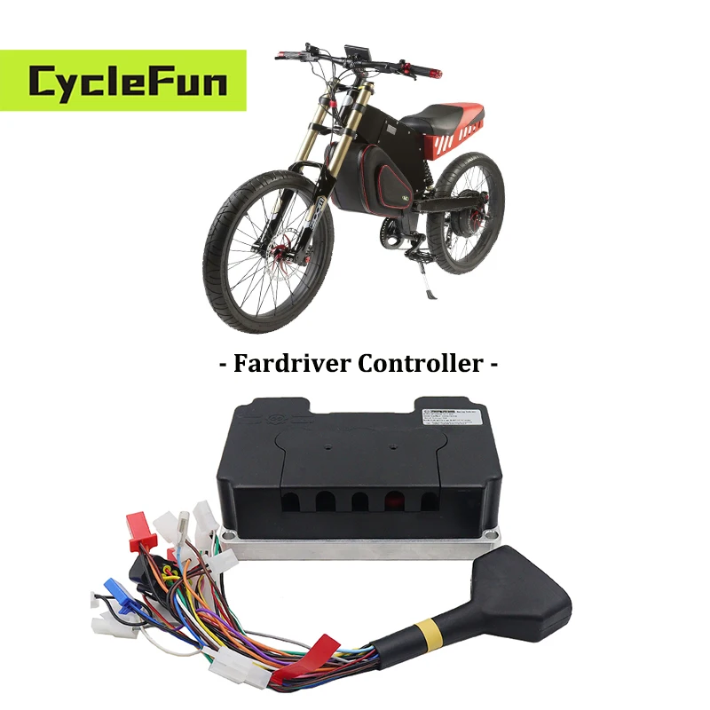 With Encoder Fardriver 3KW-5KW ND72450B 48V-72V DC 200A Phase 450A Sine Wave Motor Controller For Electic Motorcycles Scooter
With Encoder Fardriver 3KW-5KW ND72450B 48V-72V DC 200A Phase 450A Sine Wave Motor Controller For Electic Motorcycles Scooter