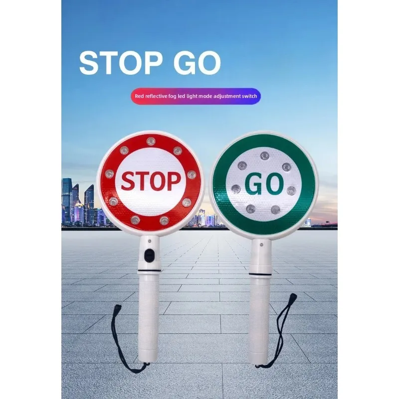2X Hand Held Road Traffic Stop Sign Light High Brightness LED Flashing Lamp Use Battery
2X Hand Held Road Traffic Stop Sign Light High Brightness LED Flashing Lamp Use Battery