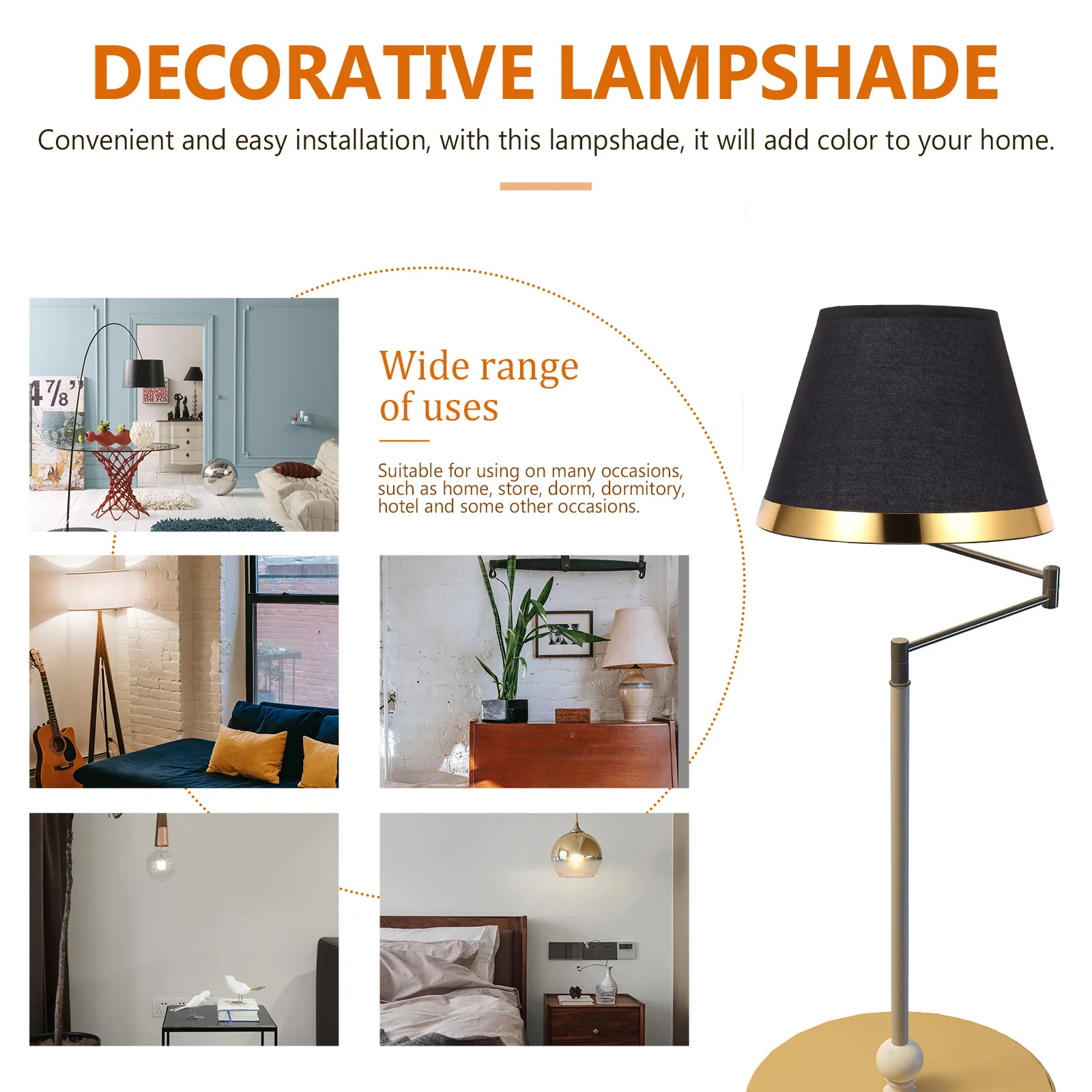 1pc Cloth Lamp Shade Rustic Fabric Lampshade For Bedroom Living Room Floor Table Lamp Replacement Sturdy Light Cover Diffuser
1pc Cloth Lamp Shade Rustic Fabric Lampshade For Bedroom Living Room Floor Table Lamp Replacement Sturdy Light Cover Diffuser